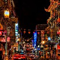 San Francisco Chinatown at Night