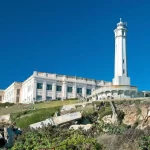 Alcatraz Island and Prison view of the Lighthouse