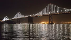 San Francisco Bay Bridge Lights show returns in Spring 2026 on the Oakland Bay Bridge