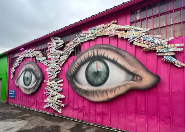 See the World Mural at Umbrella Alley 2.0 – Fisherman’s Wharf San Francisco