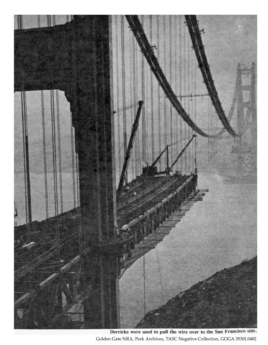 golden gate bridge construction GOGA Park Archives