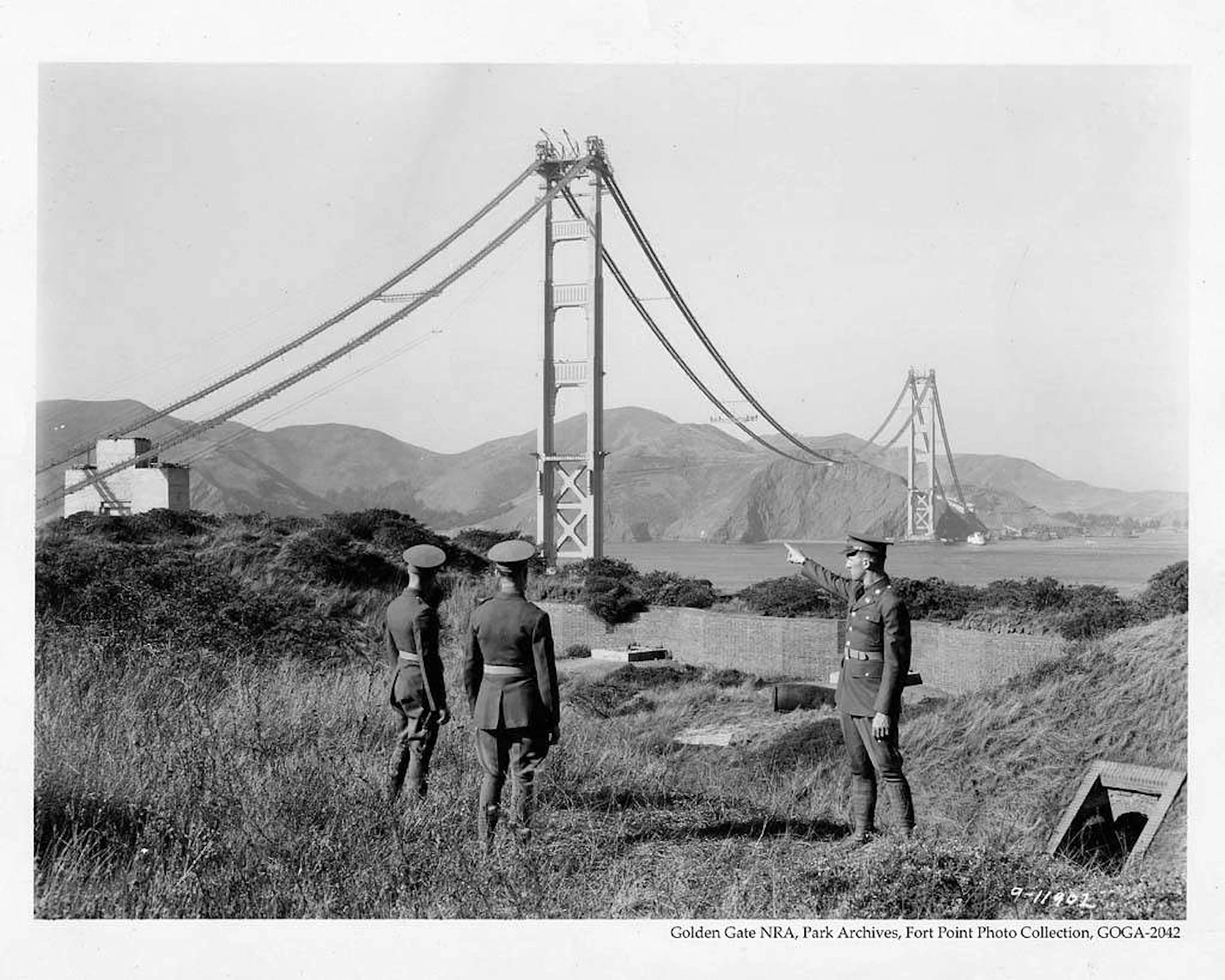 Unfinished Golden Gate Bridge